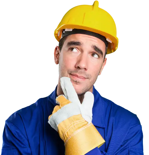 Industrial Worker Thinking